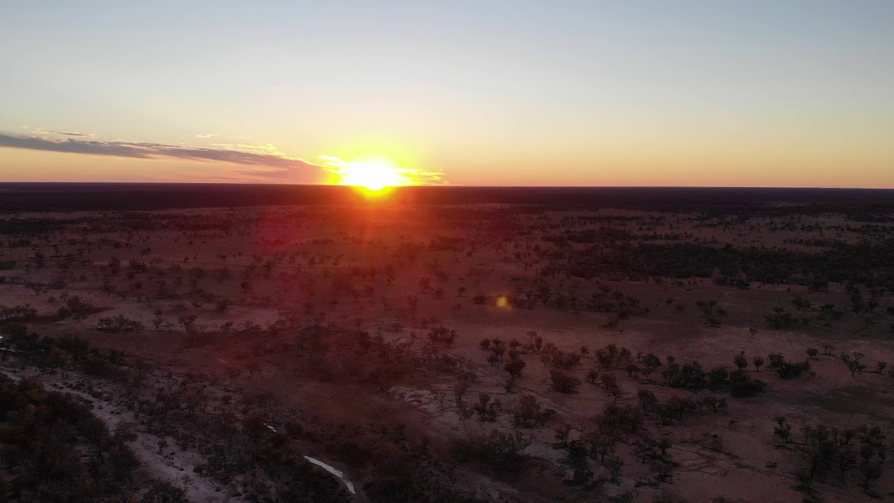 Video thumbnail for Western Queensland Sunset
