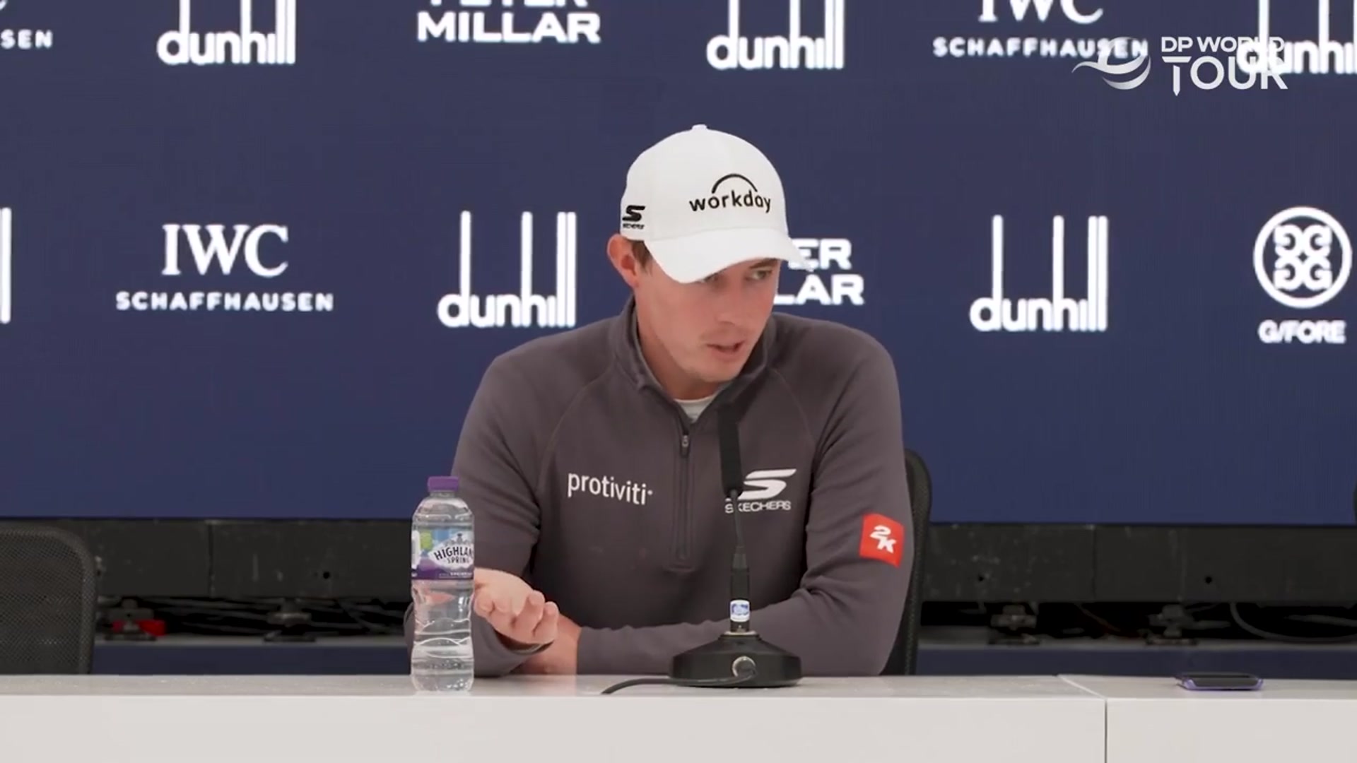 'Video thumbnail for Matt Fitzpatrick: PGA of America president offended European fans'