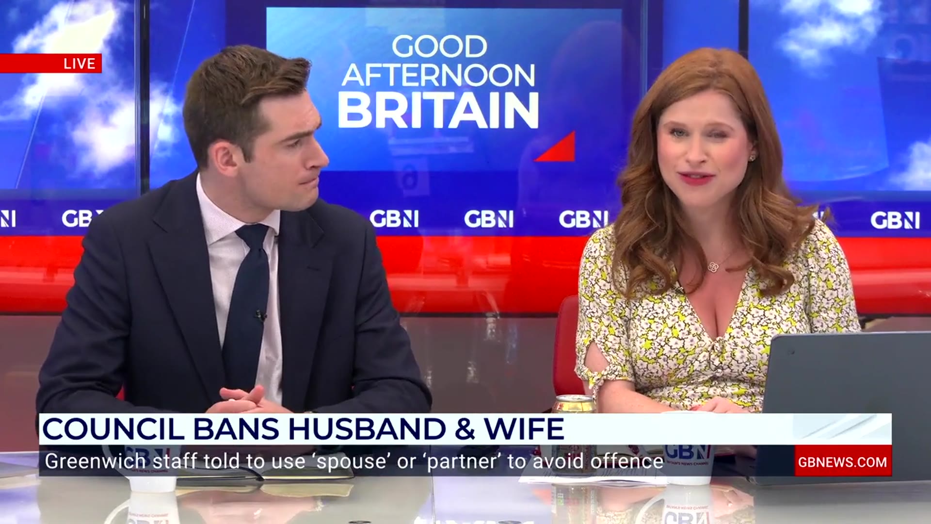 'Video thumbnail for WATCH: Tom and Emily baffled by council's ban on use of 'husband' and 'wife''