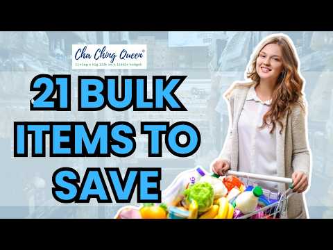 Video thumbnail for 21 Essential Items to Buy in Bulk for Long-Term Savings