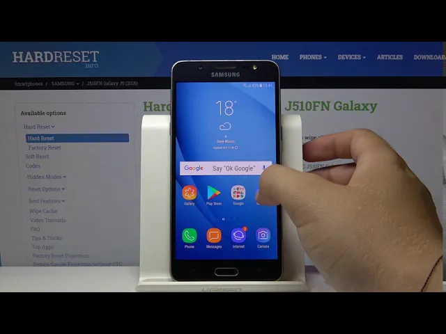 Video thumbnail for How to Check Device Information on Samsung Galaxy J5 2016 - Enter Software Info