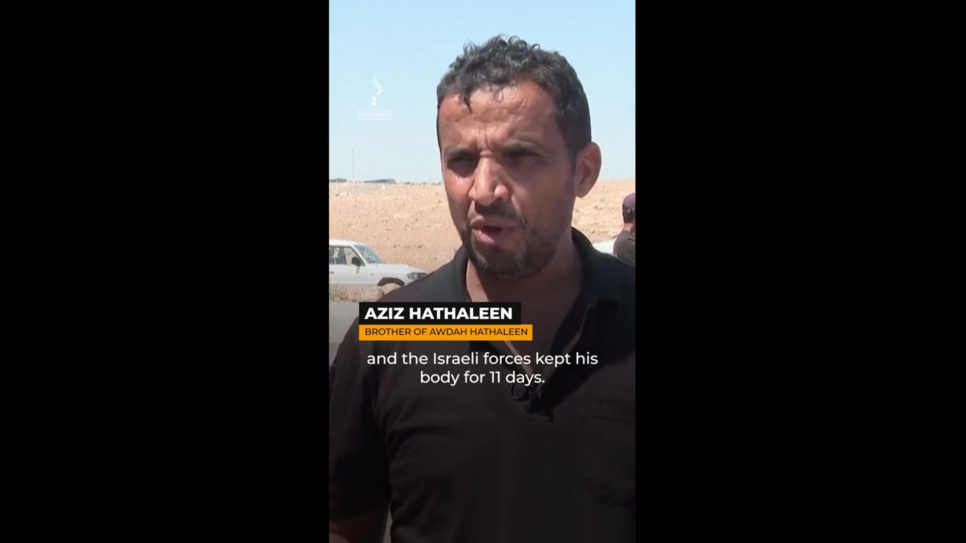 'Video thumbnail for Funeral held for murdered Palestinian activist Awdah Hathaleen'
