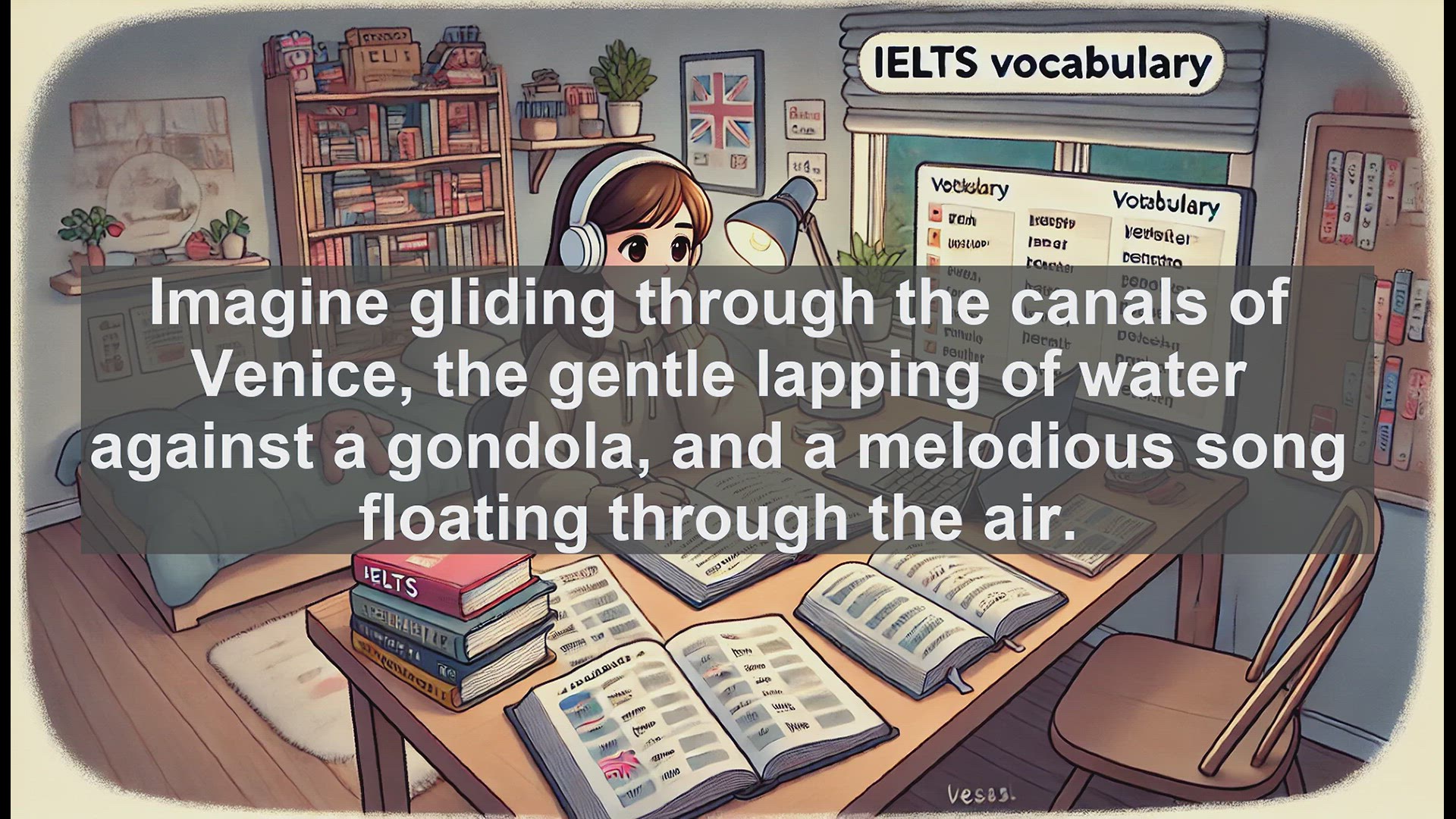 'Video thumbnail for 5000 Must Know IELTS 8.0 Vocabulary - Barcarole: The Venetian Song of the Gondoliers'