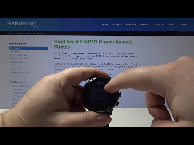 Video thumbnail for Factory Reset XIAOMI Huami Amazfit Stratos – Wipe Data / Unpair