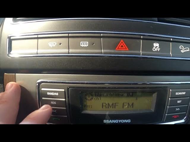Video thumbnail for How to Scan fo PTY in Radio in Ssangyong Rexton III ( 2012 – 2016 )