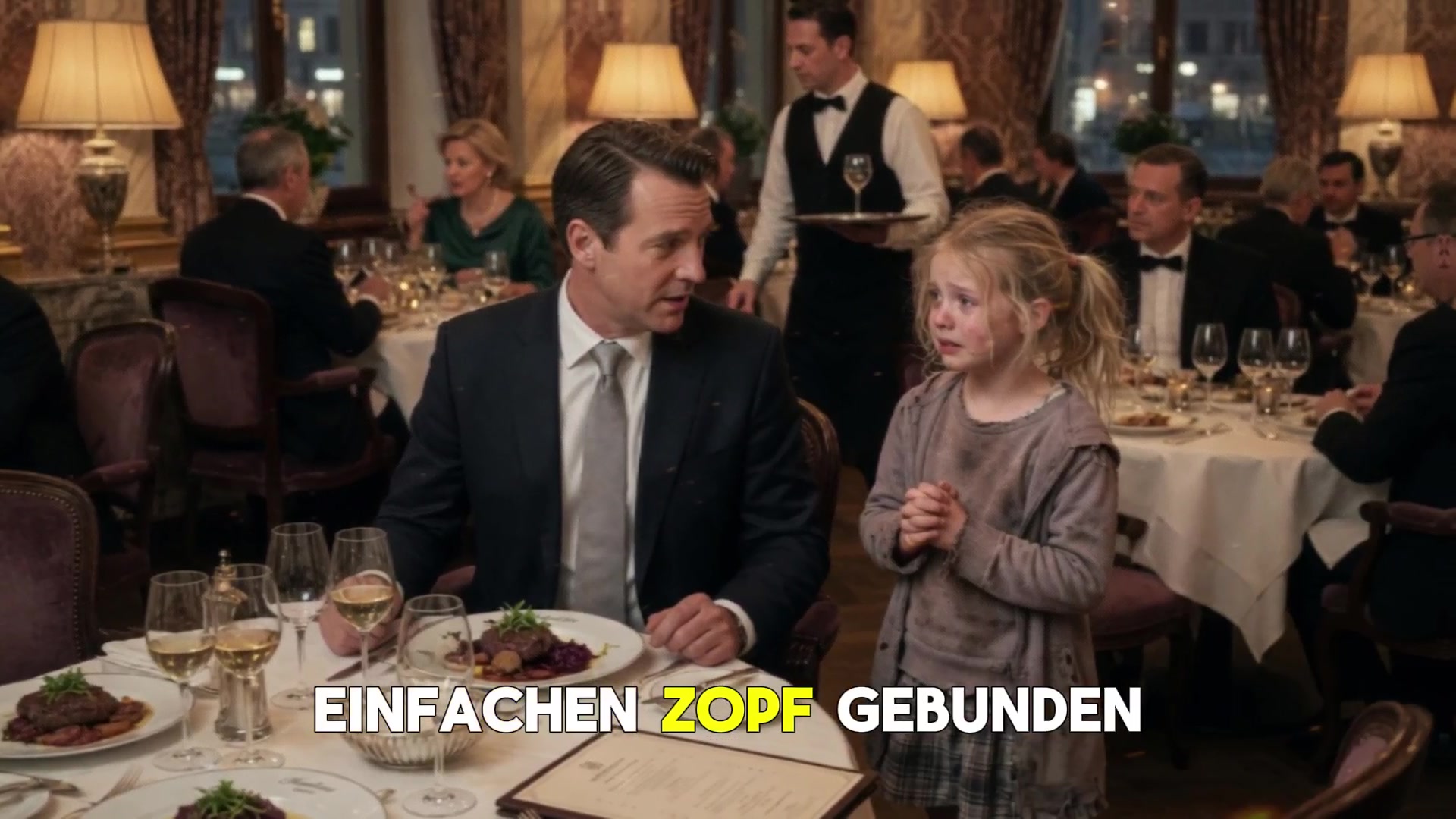 Video thumbnail for Poor Little Girl Walks Into Luxury Restaurant… What Happens Next Will Break Your Heart and Restore Your Faith