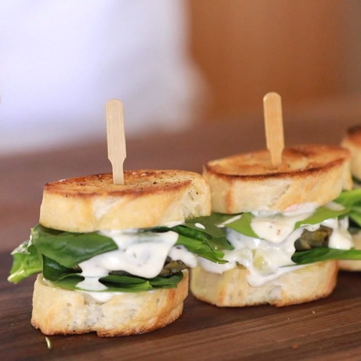 Video thumbnail for Sexy Spinach-Artichoke Sliders