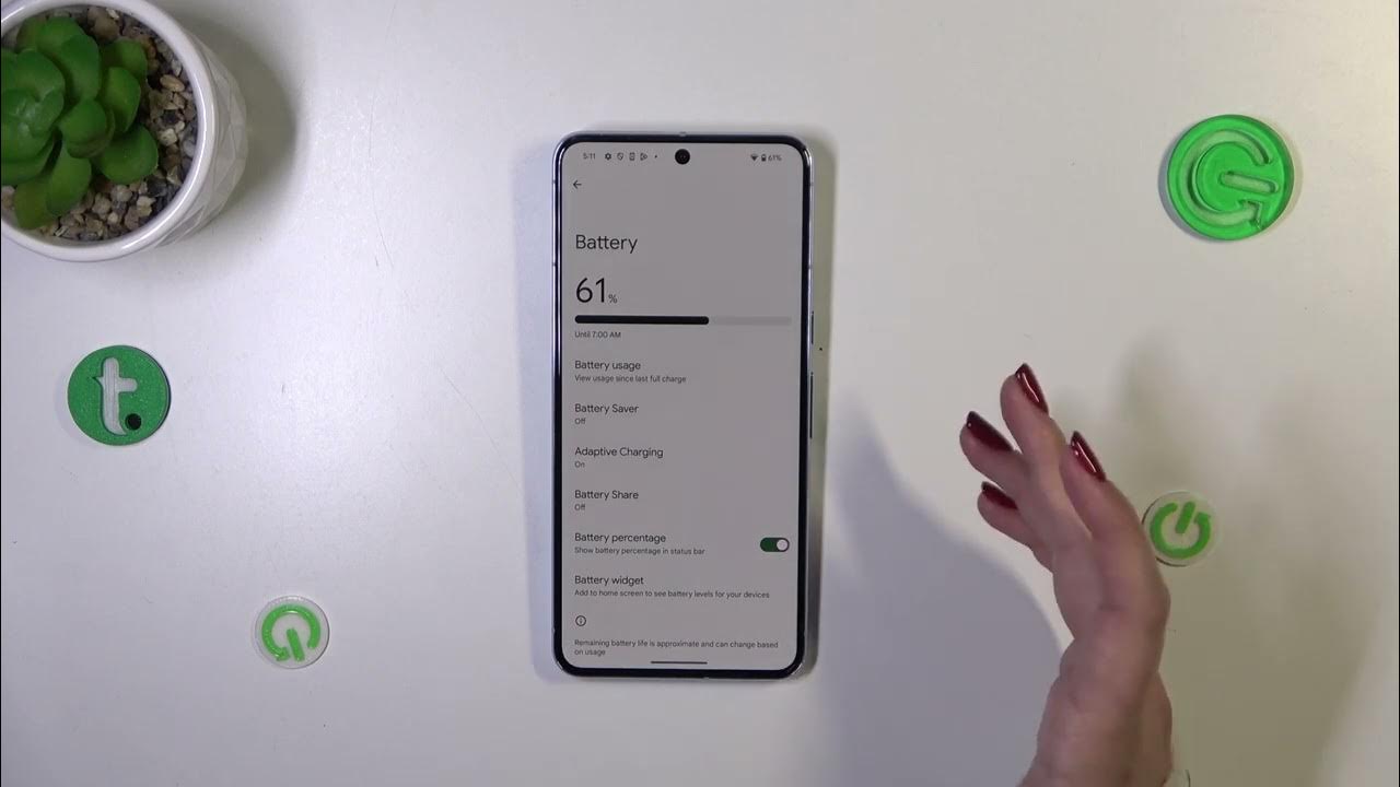 Video thumbnail for How to Show Battery Percentage on GOOGLE Pixel 8 Pro?