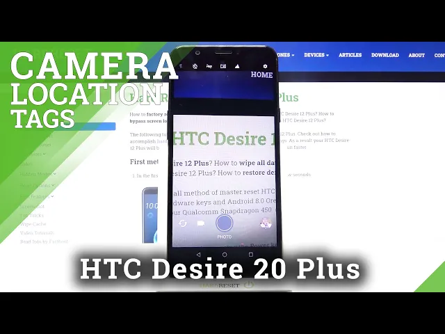 Video thumbnail for How to Turn On Camera Location Tags on HTC Desire 12 Plus – Turn On Camera Location