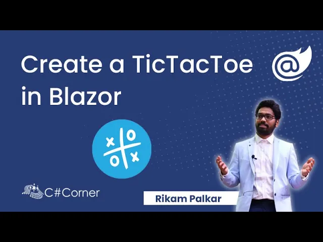 'Video thumbnail for Create a TicTacToe in Blazor'