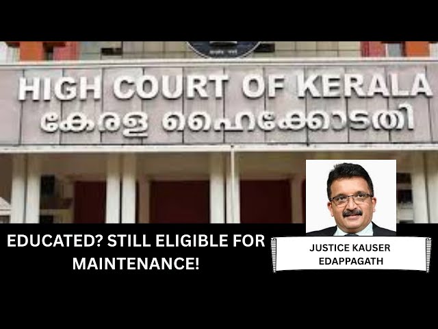 Video thumbnail for Can a Qualified Woman Still Get Maintenance? Kerala HC’s Ruling #justice #judiciary #family #law