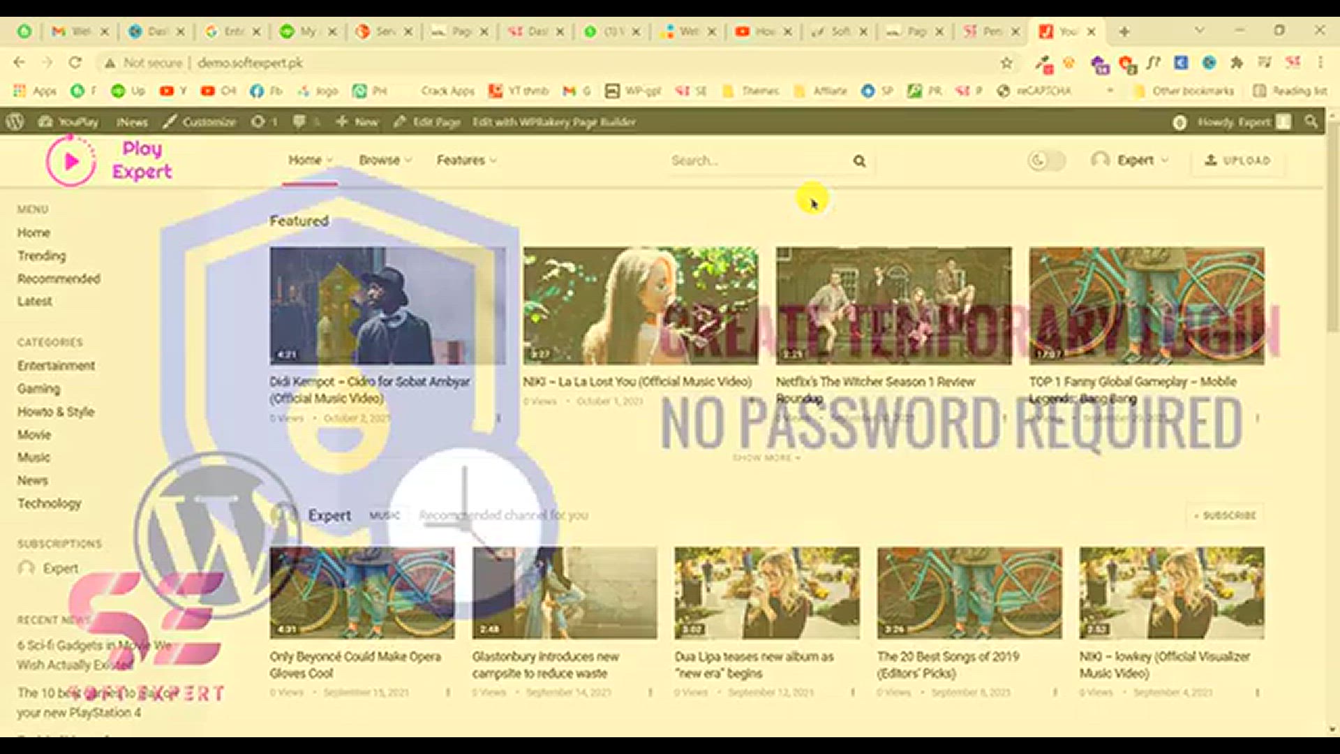 'Video thumbnail for WordPress Temporary Login Without Password 🕒 - Easy in 2 minutes'