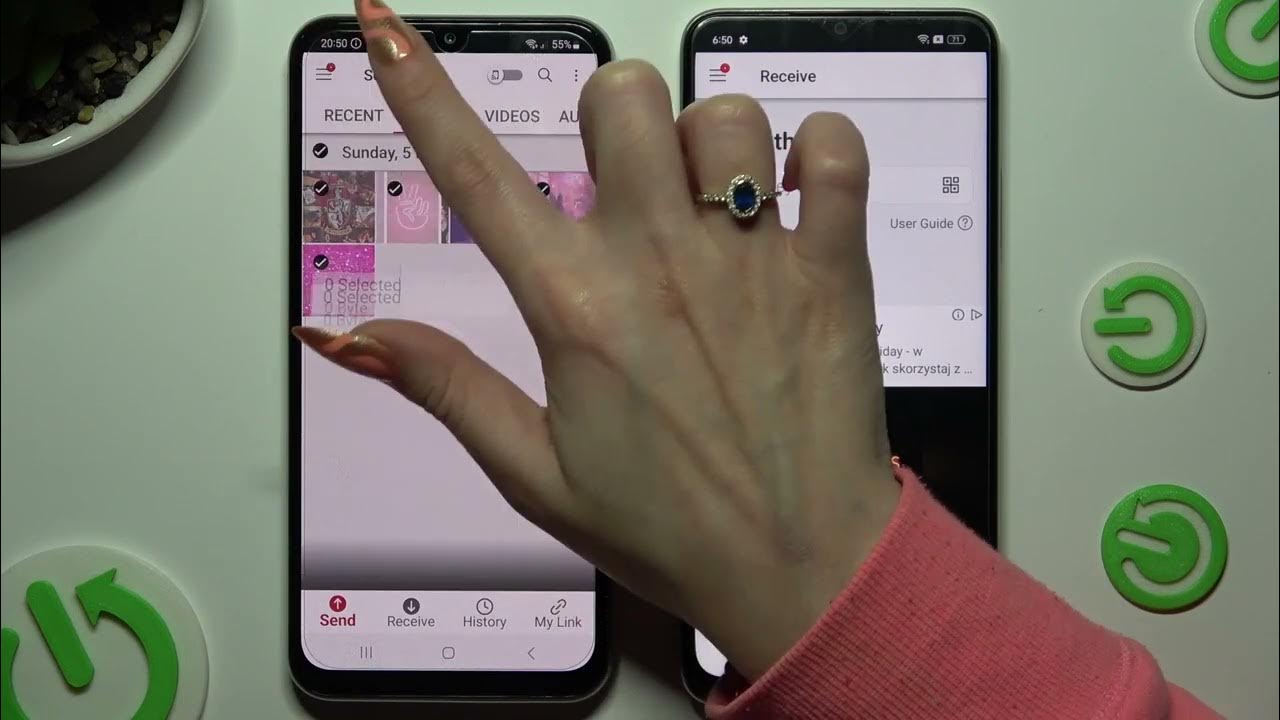 Video thumbnail for Transfer files Samsung Galaxy M34 to an Android Device {Send anywhere}