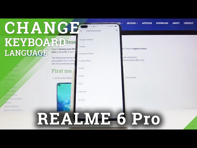 Video thumbnail for How to Change Keyboard Language in REALME 6 Pro