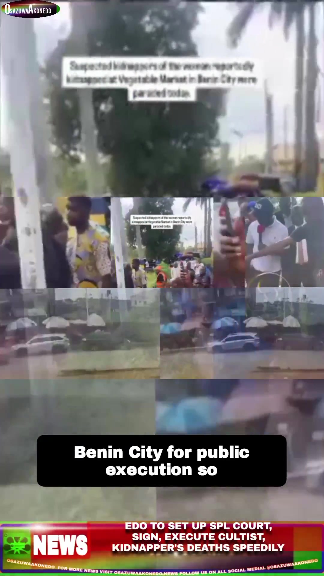 Video thumbnail for Edo To Set Up Spl Court, Sign, Execute Cultist, Kidnapper’s Deaths Speedily