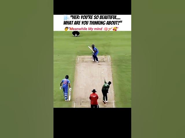 Video thumbnail for "She thinks I’m thinking about her… But it’s always Kohli’s cover drive 💭🏏" #kohli #kohlifans #love