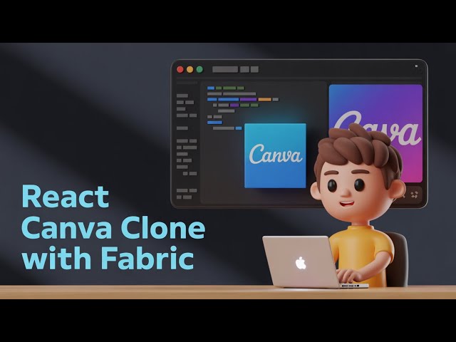 Video thumbnail for Build a React.js Canva Clone Image Canvas Editor in Browser Using Fabric.js Library in TypeScript