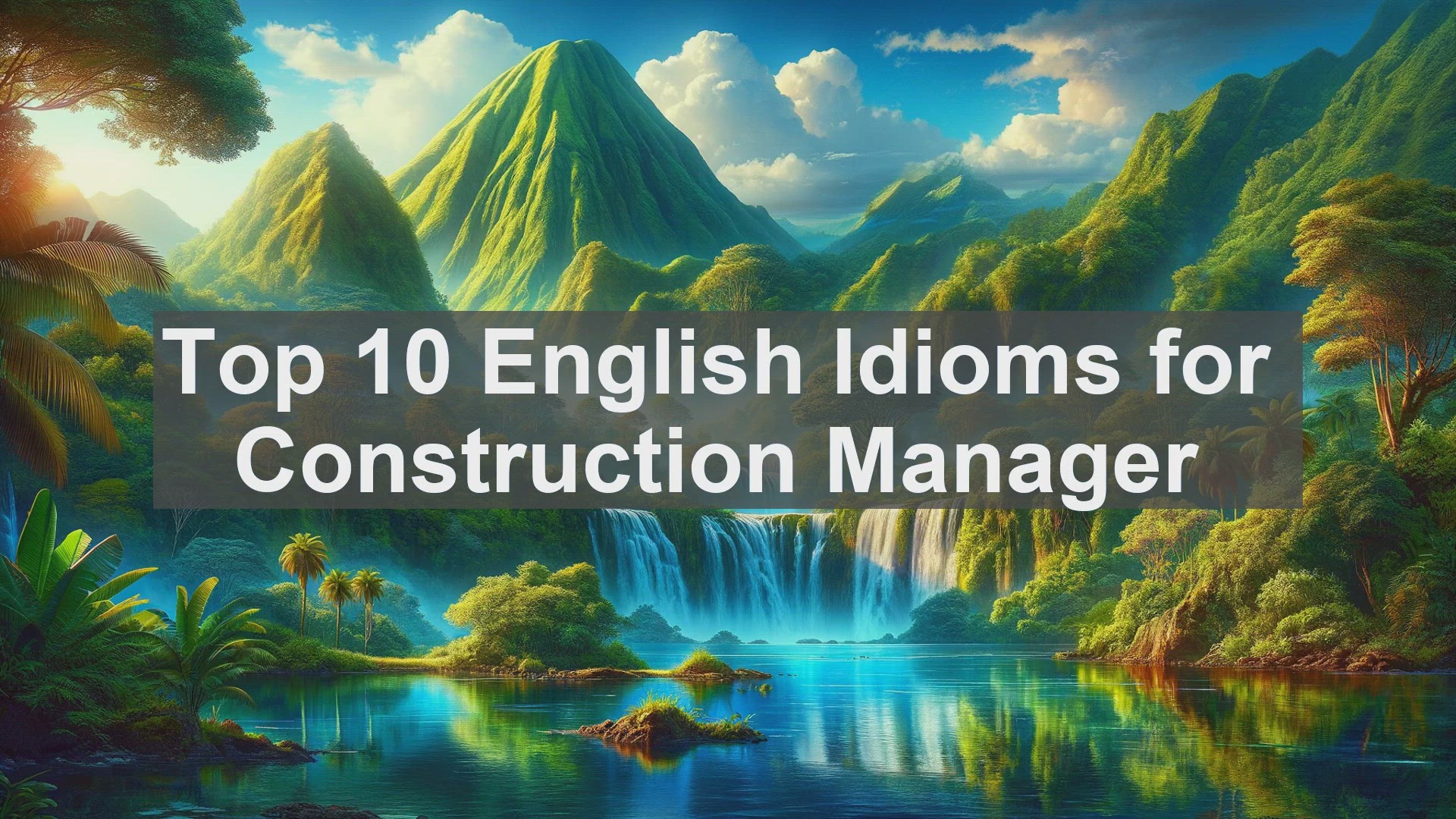 'Video thumbnail for Top 10 English Idioms for Construction Manager'