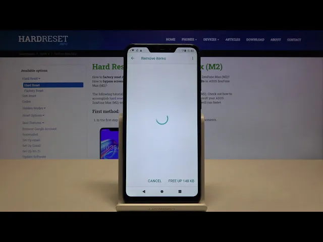 Video thumbnail for How to Clean Storage on Asus Zenfone Max M2 – Clean Storage Space