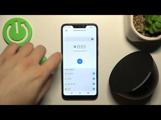 Video thumbnail for How to Play Prerecorded Voice Messages on Amazon Echo Pop! - Announce Function on Amazon Speaker