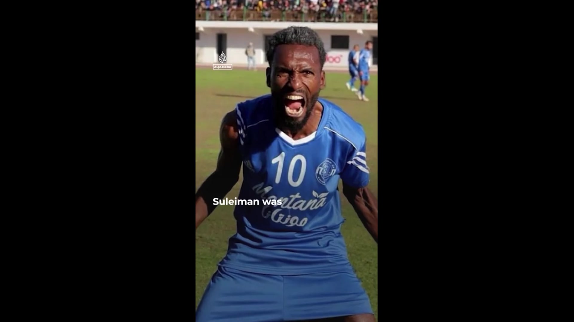 'Video thumbnail for Palestinian football icon Suleiman al-Obeid killed seeking aid in Gaza'