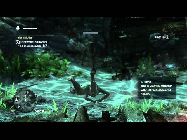 Video thumbnail for Assassin's Creed IV: Black Flag - Vanglorious Bastards: Antocha Wreck Underwater Action & Exploring
