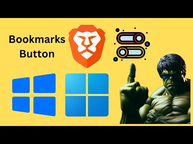 'Video thumbnail for How to Show or Hide Bookmarks Button in Brave Browser on Windows 11 or 10 | GearUpWindows Tutorial'