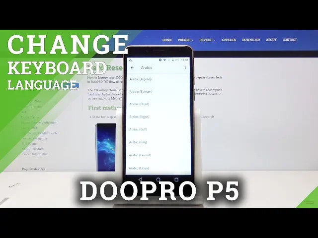 Video thumbnail for How to Change Keyboard Language in DOOPRO P5 – Keyboard Dictionary