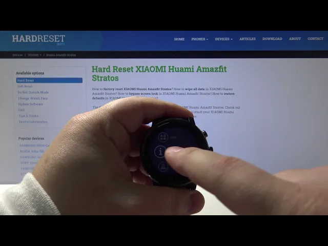 Video thumbnail for How to Locate Serial Number in XIAOMI Huami Amazfit Stratos – Status Info