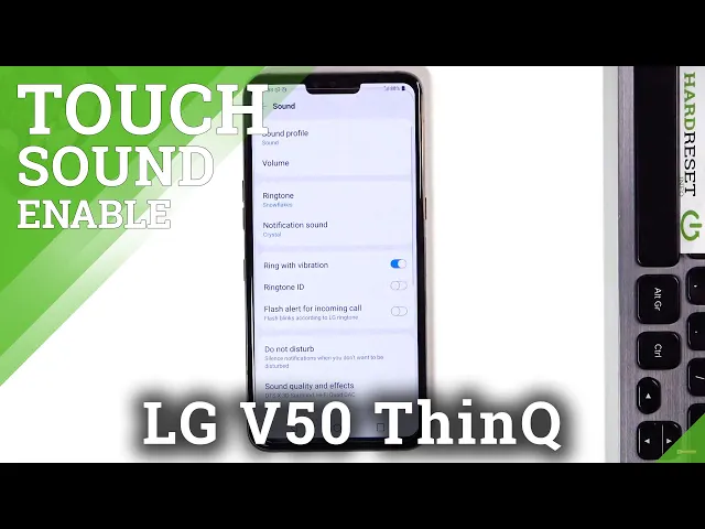 Video thumbnail for How to Enable Touch Sounds in LG V50 ThinQ – Find Tap Sound Feedback
