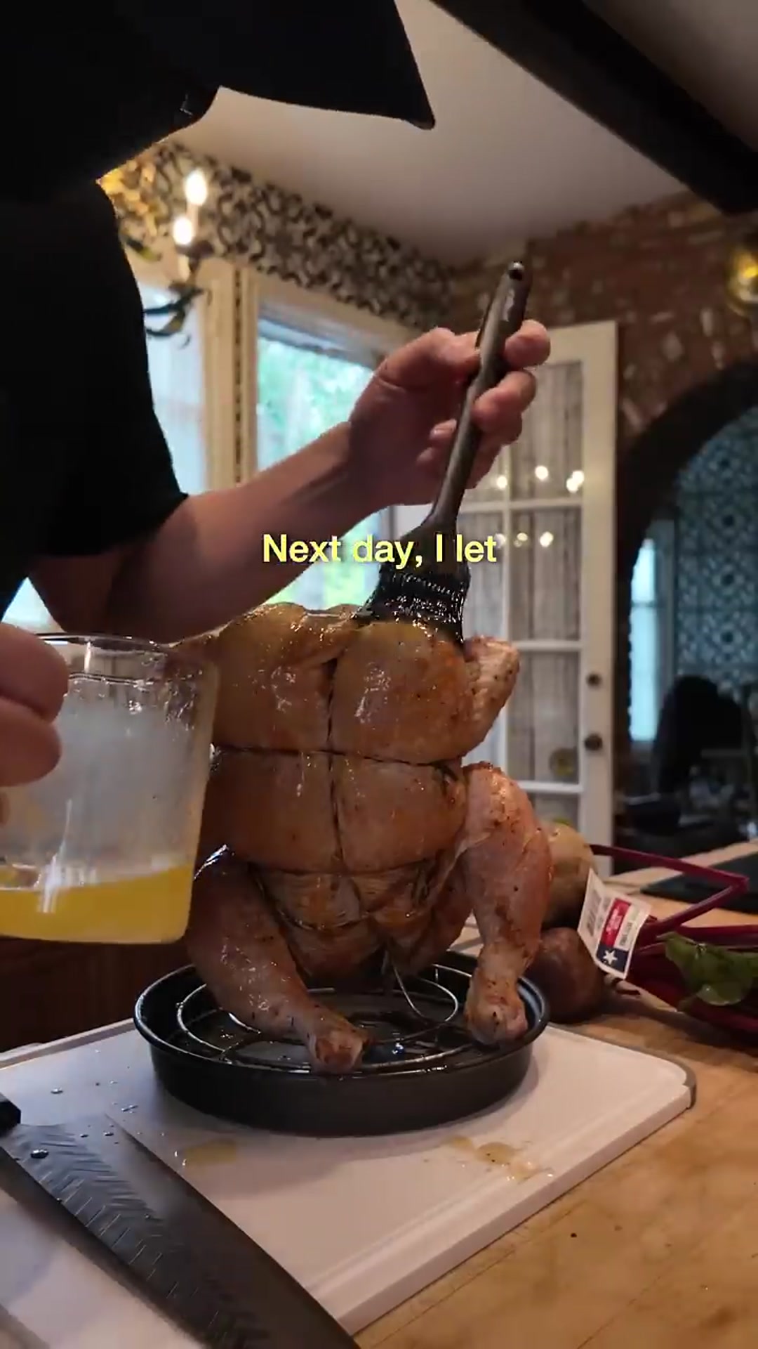 Video thumbnail for What I made for my clients as a private chef in Beverly Hills. rotisserie chicken and spring veg(720P HD)