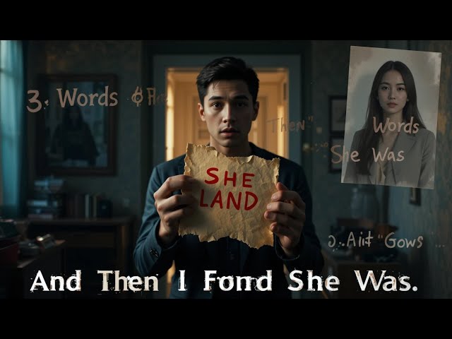 Video thumbnail for She Left Me With Just a Whisper… But That Wasn’t the End | TRUE STORY