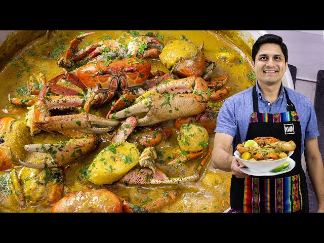 Video thumbnail for Explosión de Sabor! Así se Hace la Sopa de Cangrejo Más Rica del Ecuador 🦀🌴 | KWA