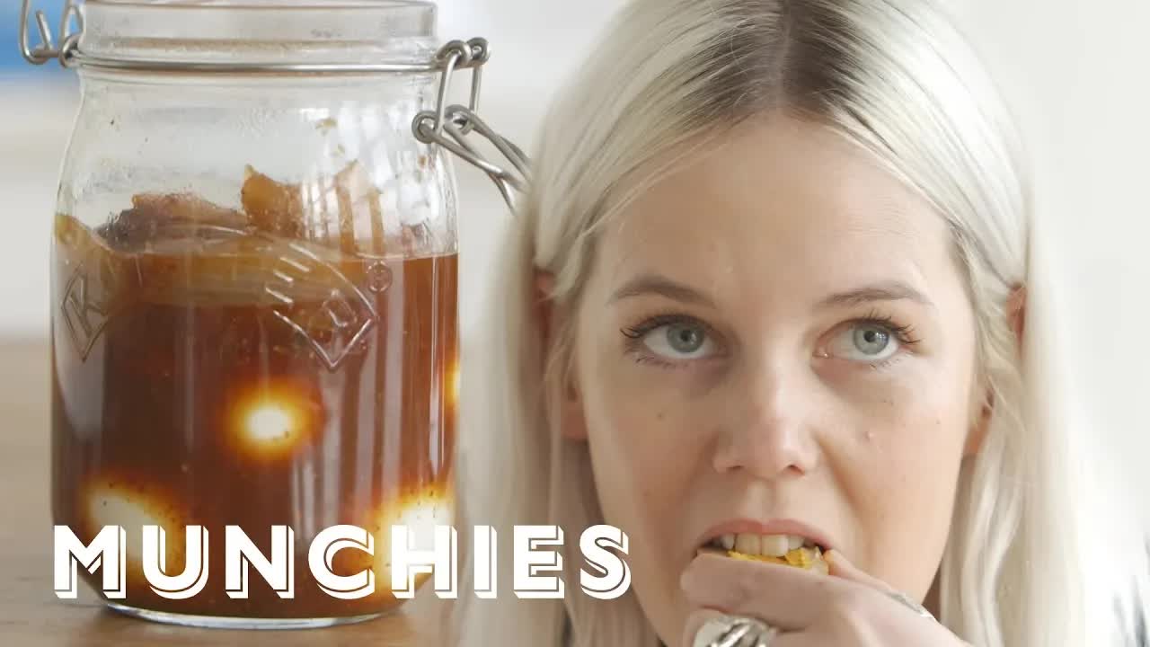 Video thumbnail for How-To: Make Chipotle Pickled Eggs and Amsterdam Pickled Onions