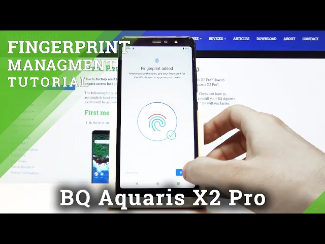 Video thumbnail for How to Add Fingerprint in BQ Aquaris X2 Pro – Lock Screen