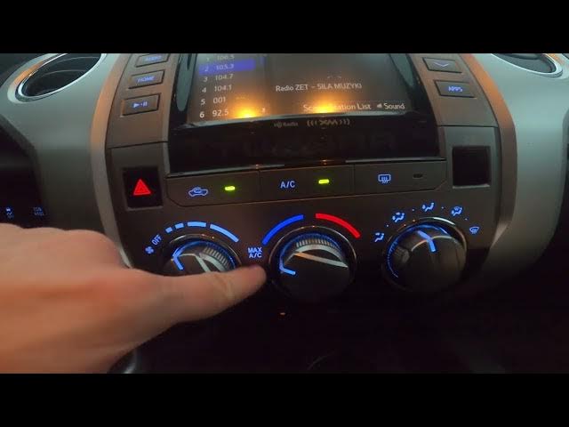 Video thumbnail for How to Enable or Disable MAX AC in Toyota Tundra II ( 2007 - now ) - Turn AC On or Off