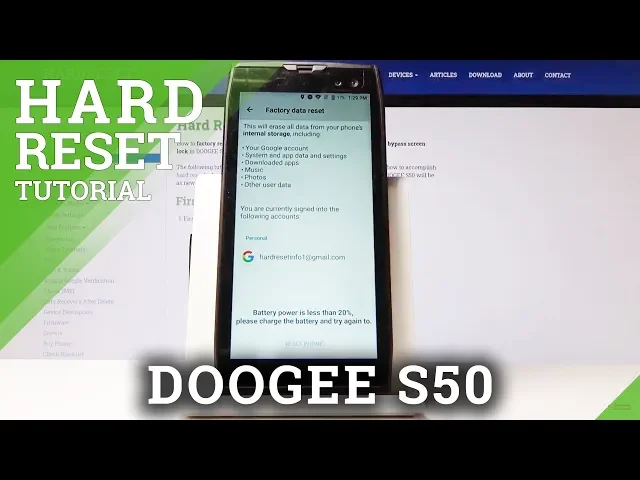 Video thumbnail for How to Hard Reset DOOGEE S50 – Factory Data Reset