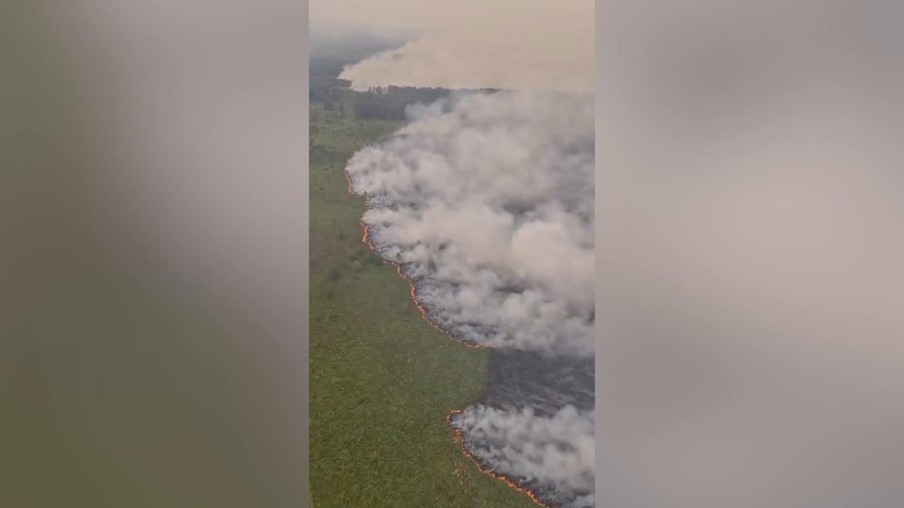 Video thumbnail for Belgium: Dutch Chinook helicopters support wildfire response in Belgium.
