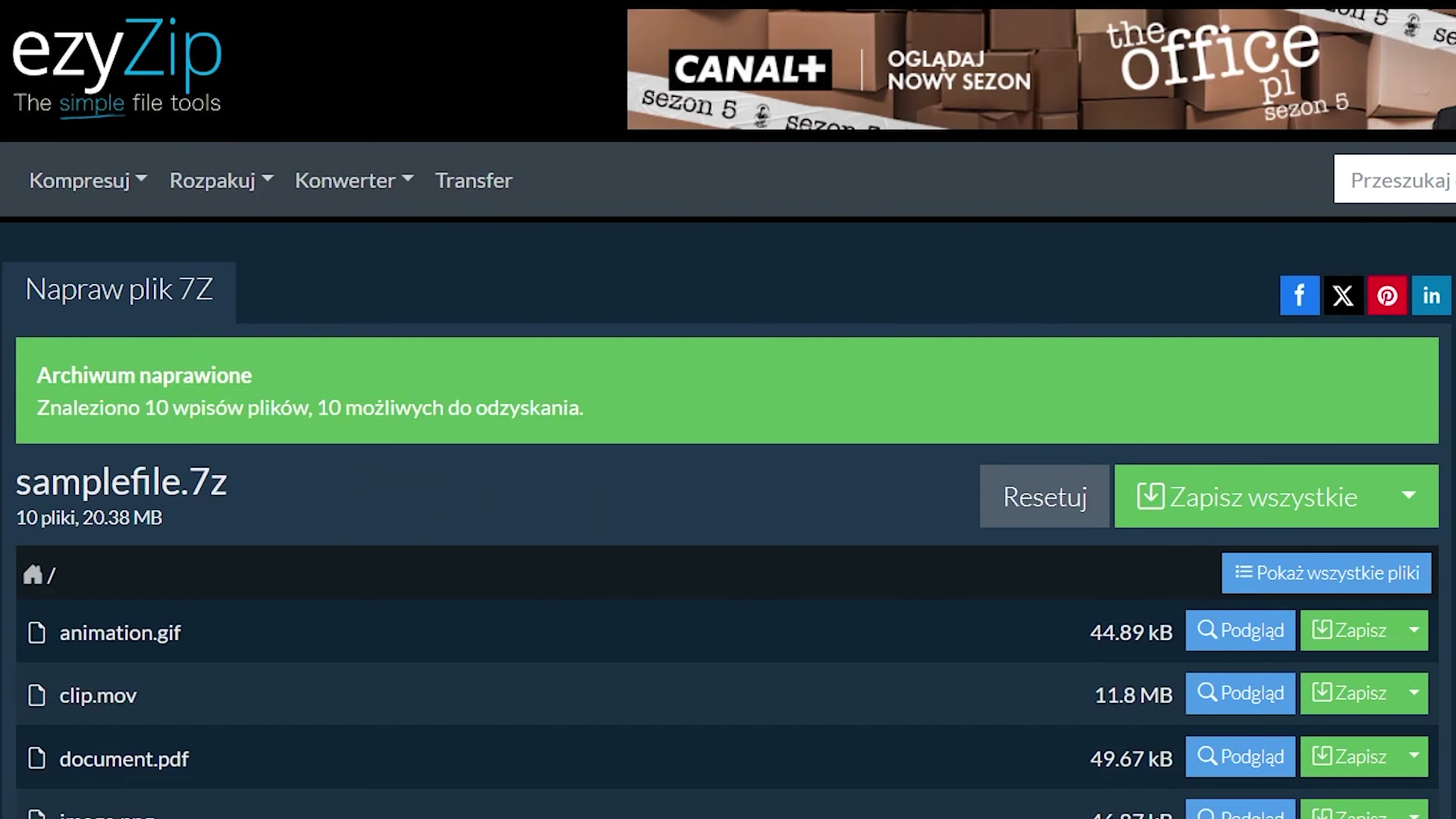 Video thumbnail for 📦 Jak Naprawić Uszkodzone Pliki 7z Online Za Darmo | Bez Instalacji Oprogramowania