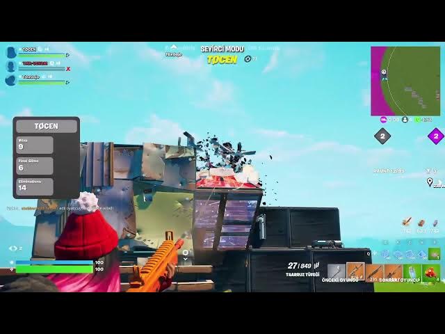Video thumbnail for (CANLI) Fortnite Go Goated! Zone Wars✌️🙏