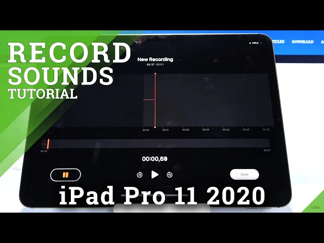 Video thumbnail for How to Record Sounds in iPad Pro 11 2020 – Enable Voice Recorder