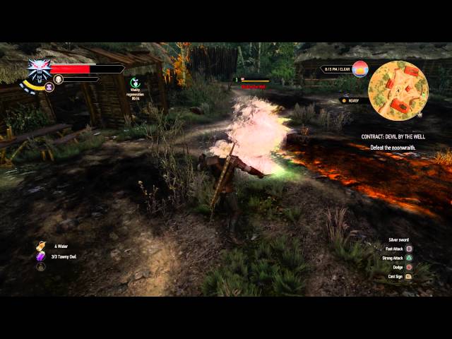 Video thumbnail for The Witcher 3: Wild Hunt - Contract Devil by the Well: Defeat the Noonwraith (Yrden) Infused Dust