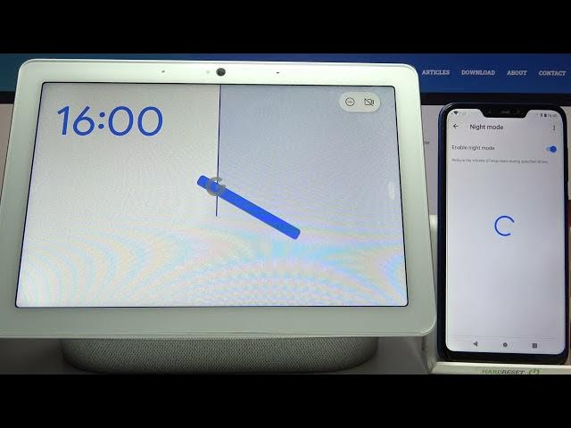 Video thumbnail for How to Enable Night Mode on Google Nest Hub Max - How to Activate Night Mode on GOOGLE Nest Hub Max