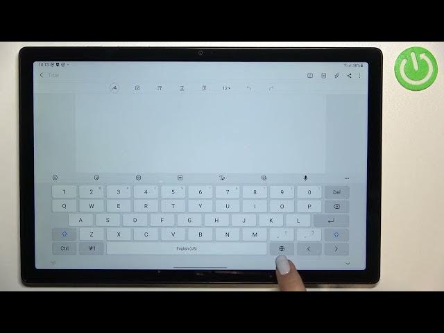 Video thumbnail for SAMSUNG Galaxy Tab A8 2021 - How To Change Keyboard Language
