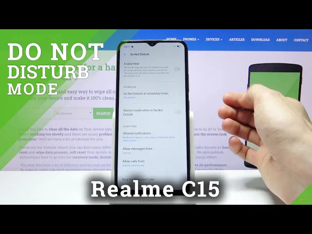 Video thumbnail for How to Set Up Auto DND Mode in Realme C15 - Do Not Disturb Mode