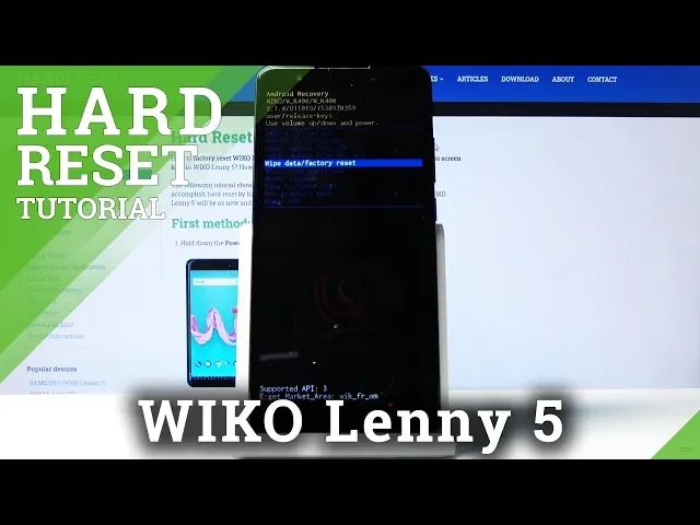 Video thumbnail for Hard Reset WIKO Lenny 5 – Remove Screen Lock