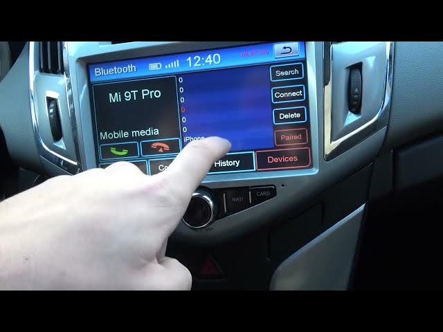 Video thumbnail for How to Check Connected Bluetooth Devices in Chevrolet Cruze (2008 - 2016) - Manage Paired Devices