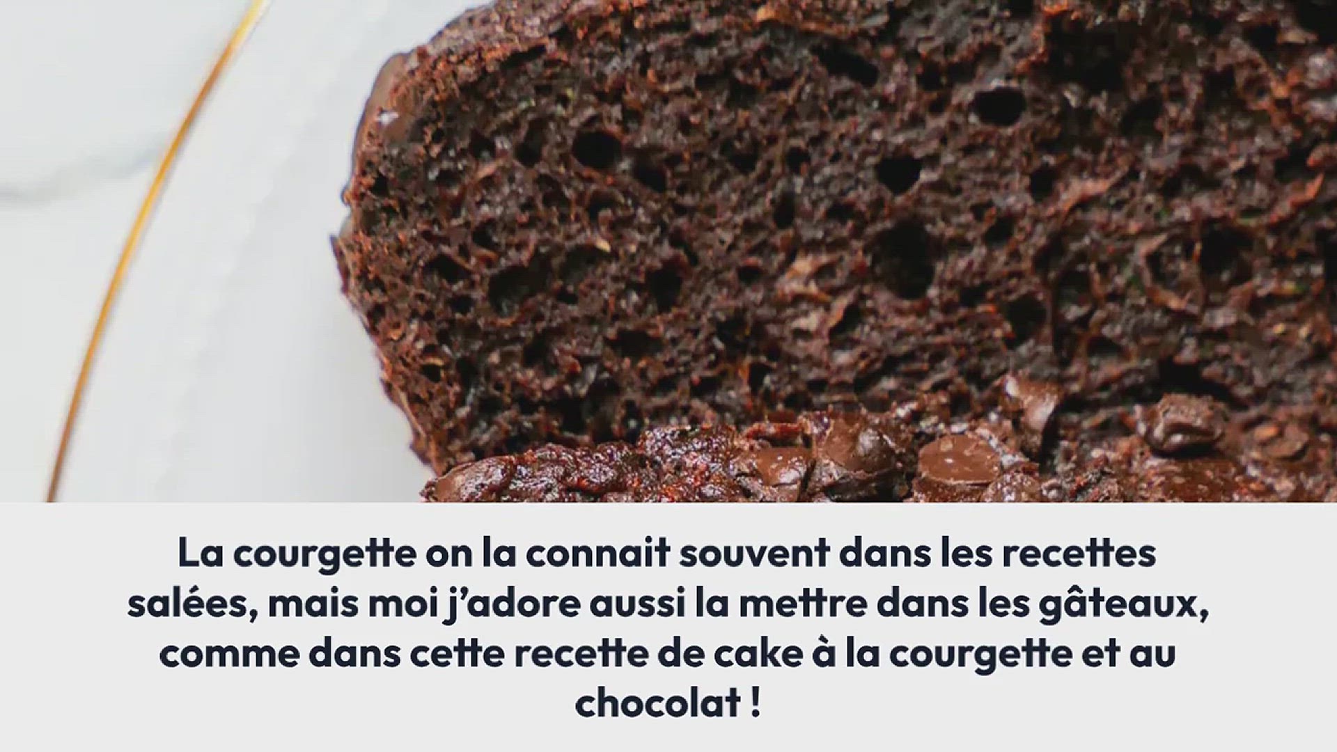 Video thumbnail for Cake courgette et chocolat
