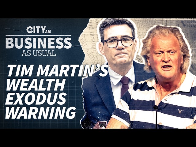 Video thumbnail for Wetherspoon's boss Tim Martin warns of UK wealth exodus