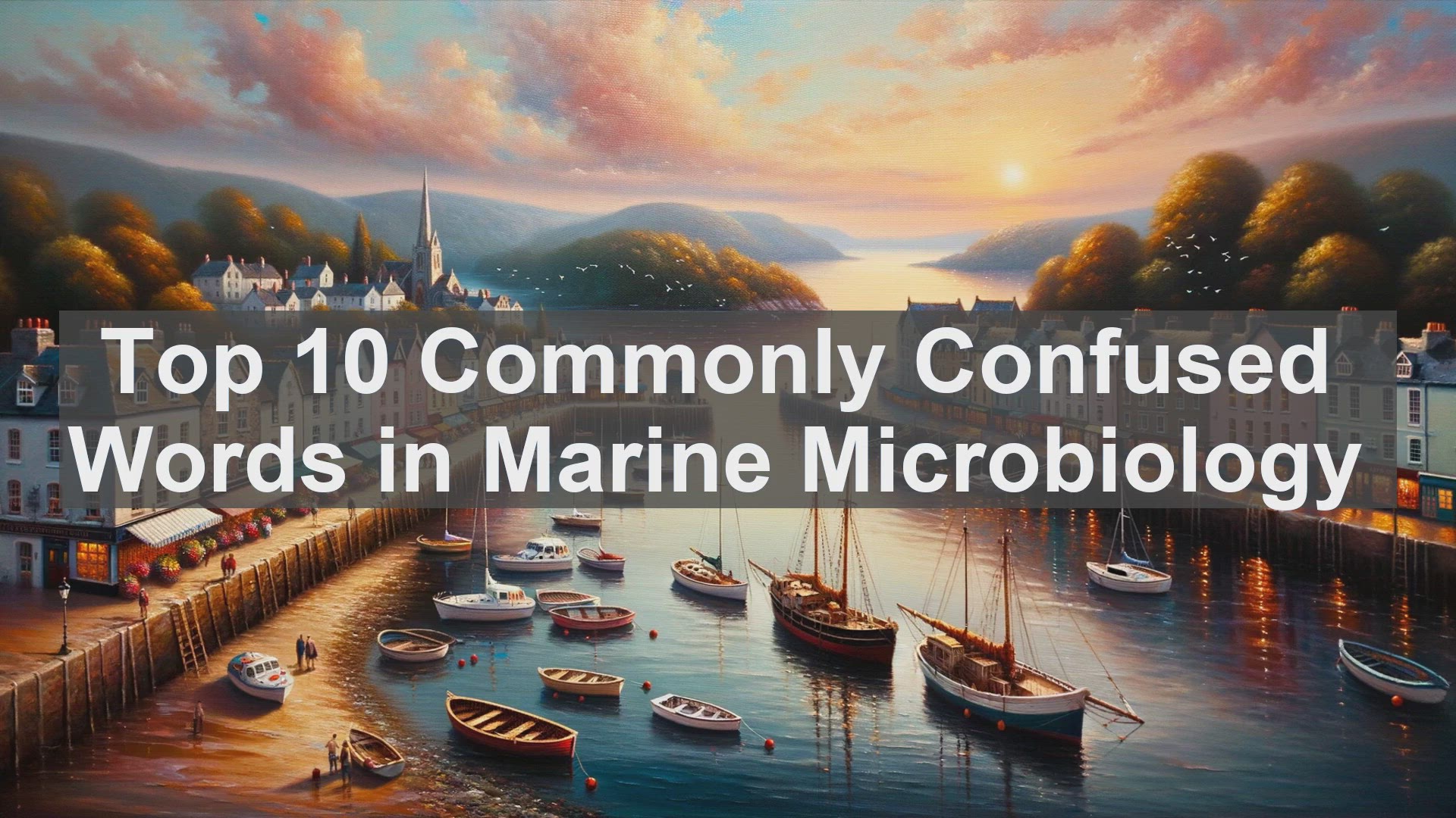 'Video thumbnail for Top 10 Commonly Confused Words in Marine Microbiology'